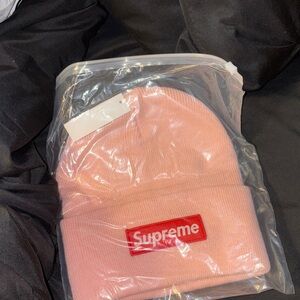 Supreme Pink Beanie